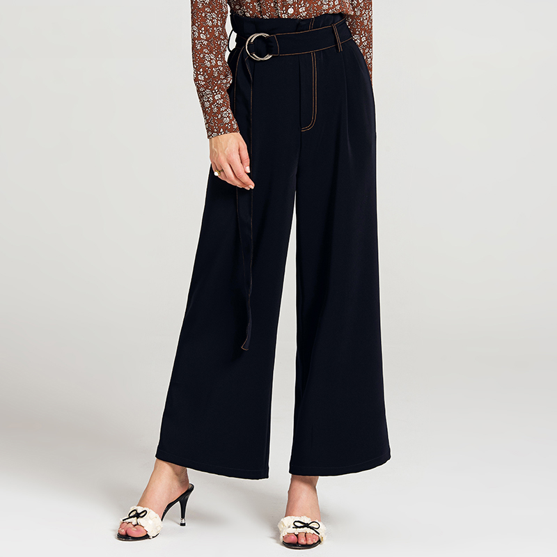 Fashion High Waist Casual Wide Leg Pants