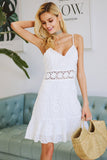 Strap Embroidery Casual Party Dress