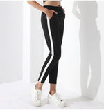 Casual Pants Women Harem Striped Trousers