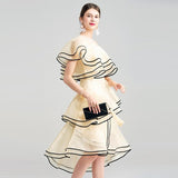 Fashion Butterfly Dress Empire Ruffles Dress