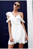 Cold Shoulder Casual Dress Streetwear Strap Dress