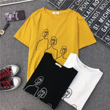 Funny Printed Hip Hop Oversized T Shirt