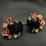 New Fashion Baroque Flower Sunglasses