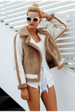 Autumn Winter Soft Zipper Faux Fur Jacket